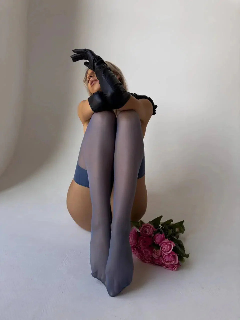 Meias Transparentes Sarah Navy